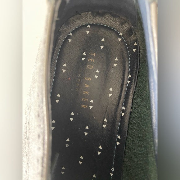 Ted Baker of London Prycces Gray Nubuk Leather Wingtip Oxford - Picture 2 of 8